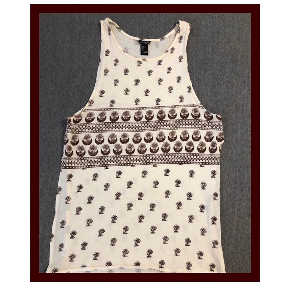 Hippie, floral tank top